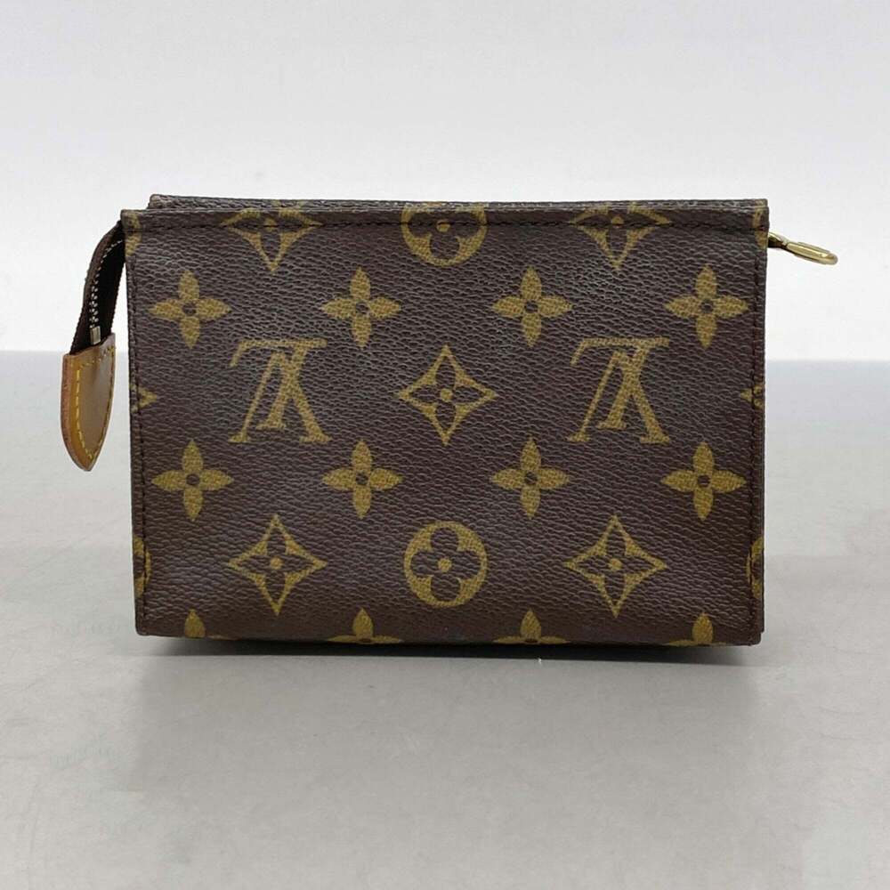 LOUIS VUITTON Brown Monogram Pochette Pouch - Picture 8 of 8